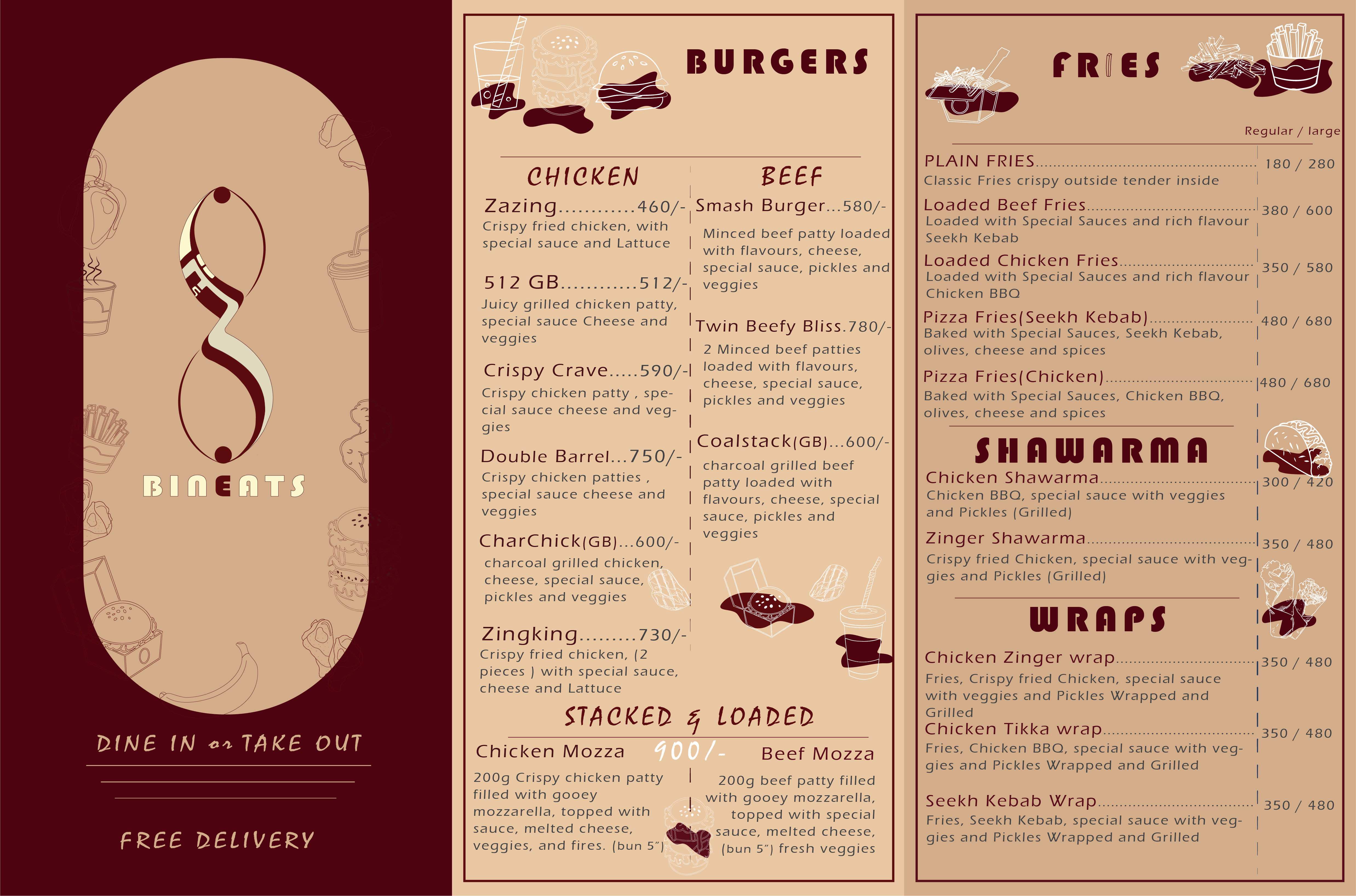 Menu Front